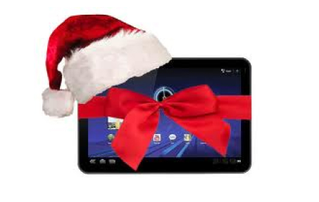 태블릿과 크리스마스와의 관계