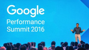 CEO's presentation of google in Google Performance Summit 2016